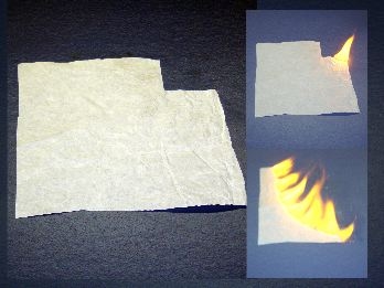 Papier Flash Noir Effet flammes 20 x 50 cm x La Feuille